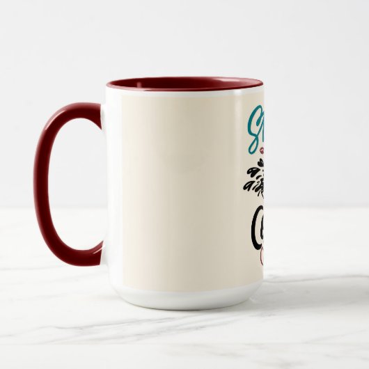 Blessé stressé et café Obsédé Mug (Gauche)
