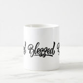 Blessé tasse de café blanc (Centre)