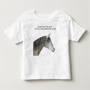 Blessed Are the Meek Horse Toddler T-shirt