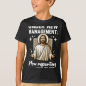 Blessed Baptism Religious Christian Under New Mana T-shirt (Voorkant)