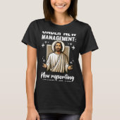 Blessed Baptism Religious Christian Under New Mana T-shirt (Voorkant)