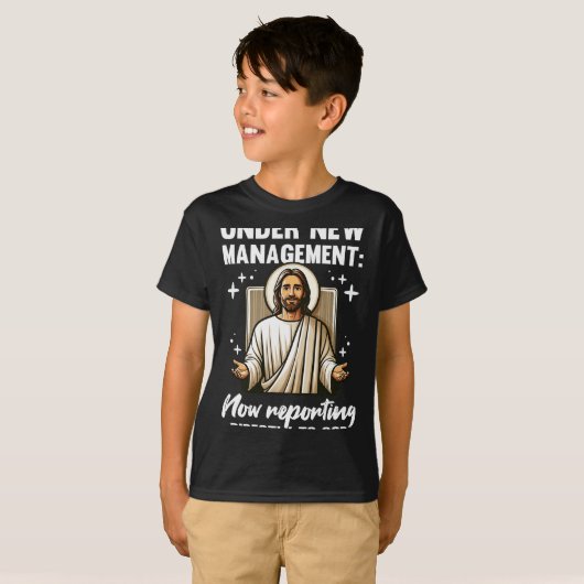 Blessed Baptism Religious Christian Under New Mana T-shirt (Voorkant volledig)