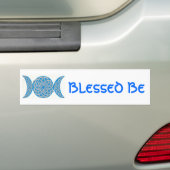 Blessed be Bumpersticker (Op auto)