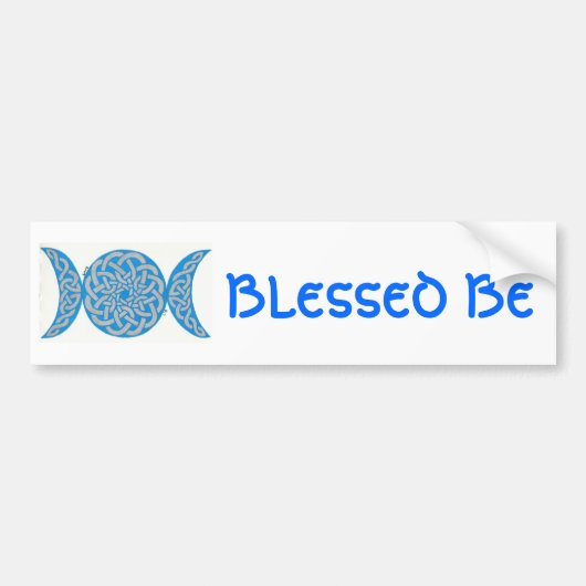 Blessed be Bumpersticker (Voorkant)