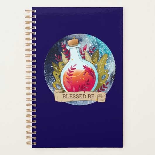 Blessed Be Spell Bottle Pagan Wiccan 2026 Planner (Voorkant)