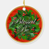 Blessed be Yule Ornament (Achterkant)