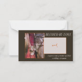 Blessed by love - wedding Invitation  (Devant)