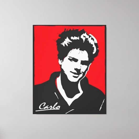 Blessed Carlo Acutis, Beato Carlo, Blessed Carlo Canvas Afdruk (Voorkant)