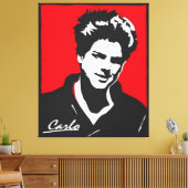 Blessed Carlo Acutis, Beato Carlo, Blessed Carlo Canvas Afdruk (Insitu (Woonkamer))