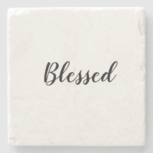 Blessed coaster stenen onderzetter (Voorkant)
