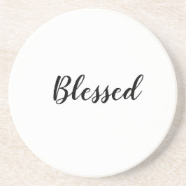 Blessed coaster zandsteen onderzetter