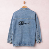 Blessed! Denim Jacket (Black) (Hangar)
