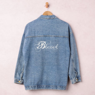 Blessed Denim Jacket (Blanc)