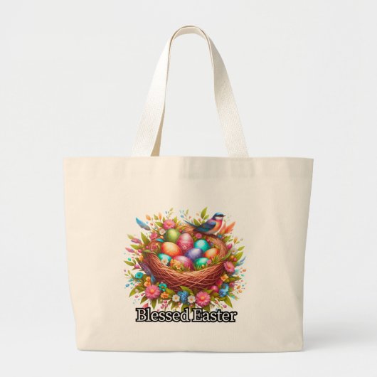 Blessed Easter -Easter Tote Bag (Devant)