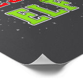 Blessed Elf Christmas Family Matching Group Xmas  Poster (Hoek)