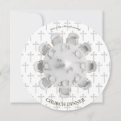 Blessed Evening Christian Dinner Invitation (Devant)