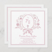 Blessed Event Invitation (Devant / Derrière)