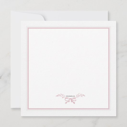 Blessed Event Invitation (Dos)