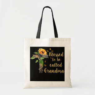 Blessed genaamd Grandma Moederdag Gift Tote Bag