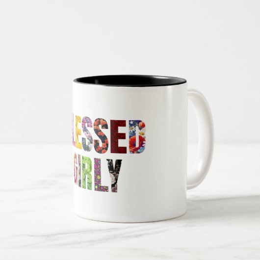 Blessed Girly Mug (Devant droit)
