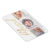 "Blessed" Gold Foil 3 Fotoaankondiging Magneet (Rechterzijde)