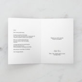 Blessed Gold Script-kerstboom Foto Collage Feestdagen Kaart (Binnen)