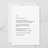 Blessed Gold Script-kerstboom Foto Collage H (Achterkant)