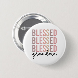 Blessed Grandma Giften voor oma Ronde Button 5,7 Cm