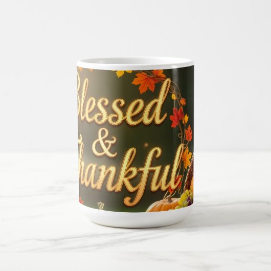 Blessed & Grateful Mug - Inspirational (Centre)