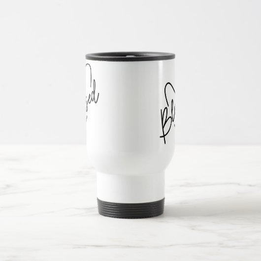 Blessed Heart Modern Script Reisbeker (Center)