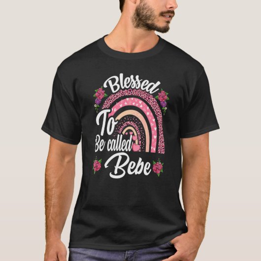 Blessed heet bijenregenboog voor moeders t-shirt (Voorkant)