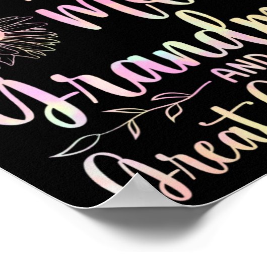 Blessed heet mam oma en grootmoeder poster (Hoek)