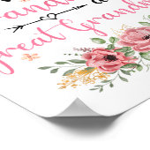 Blessed heet mam oma en grootmoeder poster (Hoek)