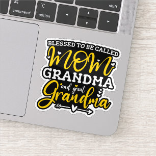 Blessed heet mam oma en grootmoeder sticker