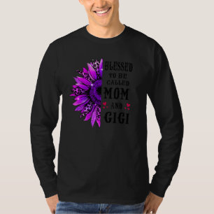 Blessed heet mama en Gigi Sunflower Cute M T-shirt