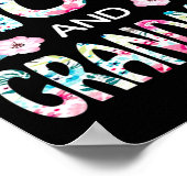 Blessed heet mama en oma Floral Gift Poster (Hoek)