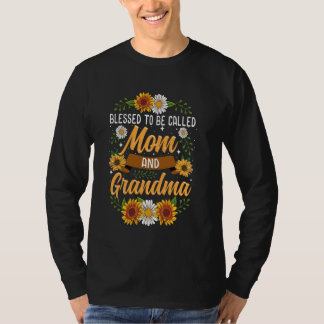 Blessed heet mama en oma Shirt Cute Su