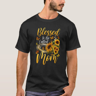Blessed heet mama S voor vrouwen die moeders klets T-shirt