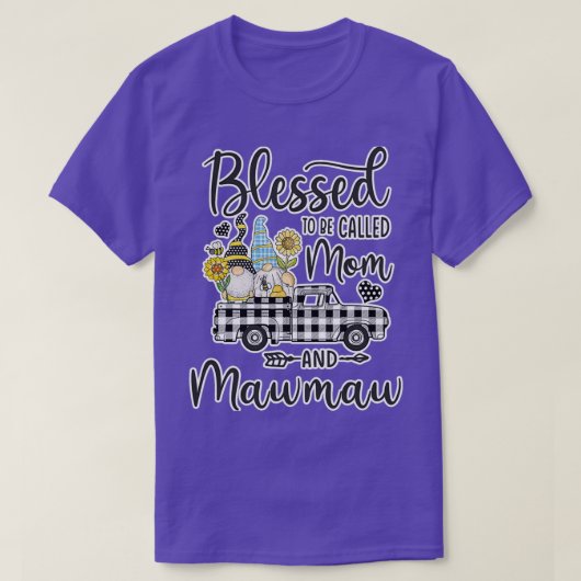 Blessed heet mawmaw Gnomes T-shirt (Design voorkant)