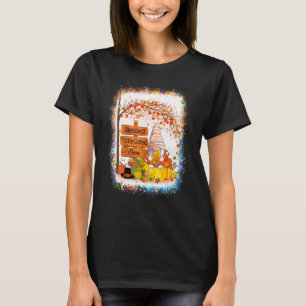 Blessed heet Oma Gnome Herfst herfst Thanksg T-shirt