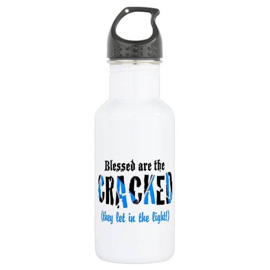 Blessed is de CRACKED. Waterfles (Voorkant)