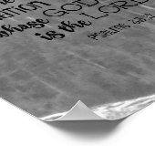 Blessed is de natie waarvan God de Heer is Poster (Hoek)