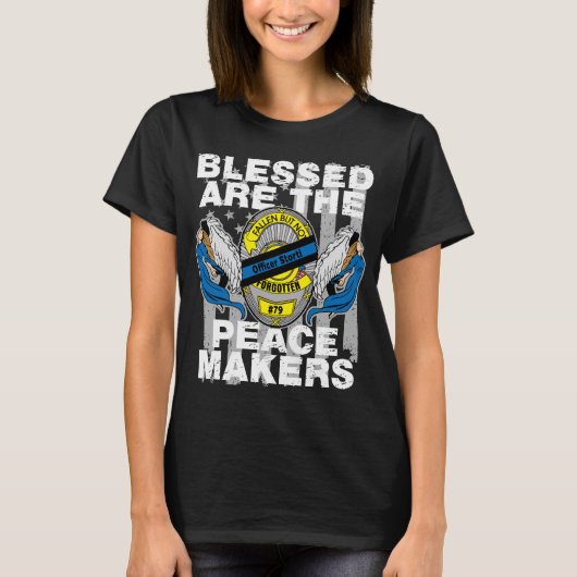 Blessed is de vredesmakelaar Storti T-shirt (Voorkant)