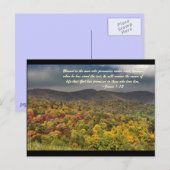 Blessed is het man dat vervolgd wordt, bec briefkaart (Voorkant / Achterkant)