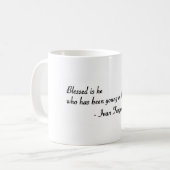 Blessed is hij die jong was koffiemok (Voorkant links)