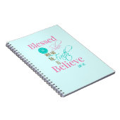 "Blessed is she" aquarela Notitieboek (Rechterzijde)