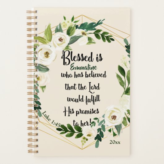 Blessed is zij die dacht dat naam 2022 Christelijk Planner (Voorkant)