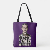 Blessed Karl Austria Emperor Catholic Christian  Draagtas (Achterkant)