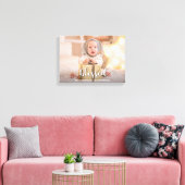 BLESSED kerstfeestdag foto Canvas Afdruk (Insitu (Woonkamer))