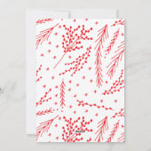 Blessed kerstfeestdag handschrift fotokaart feestdagenkaart (Achterkant)